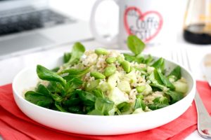 Aziatische rijstsalade