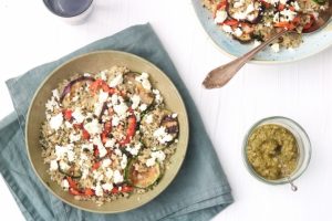 Quinoa met gegrilde groenten