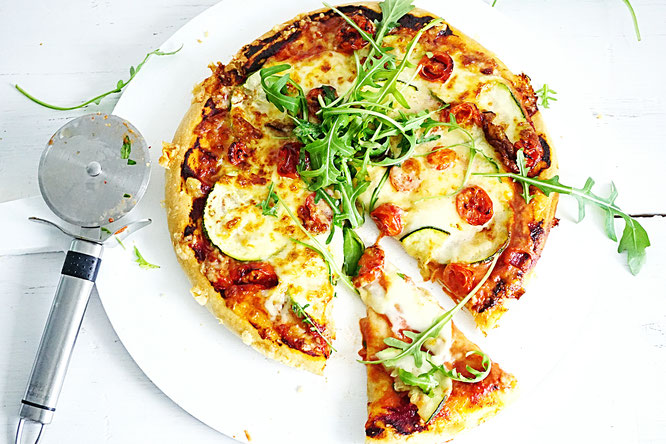 Bloemkoolpizza Caprese