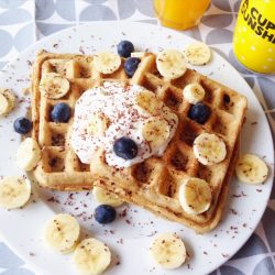 Glutenvrije en suikervrije wafels
