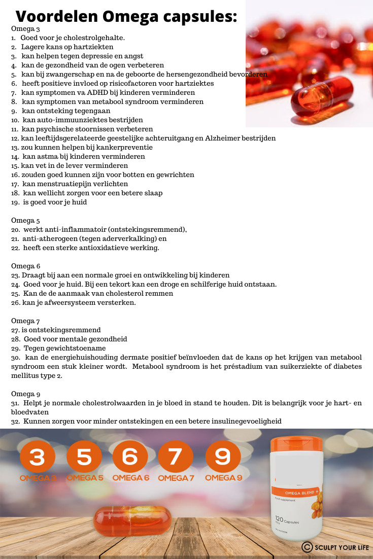 Omega capsules