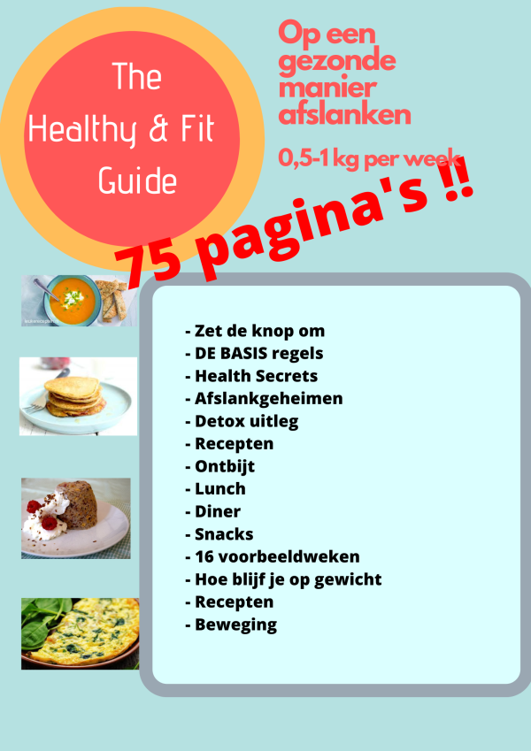 Healthy & Fit programma inclusief coaching - 1 maand